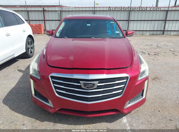 1G6AX5SX6G0118221 2016 CADILLAC CTS Red Vista del cuadro de instrumentos