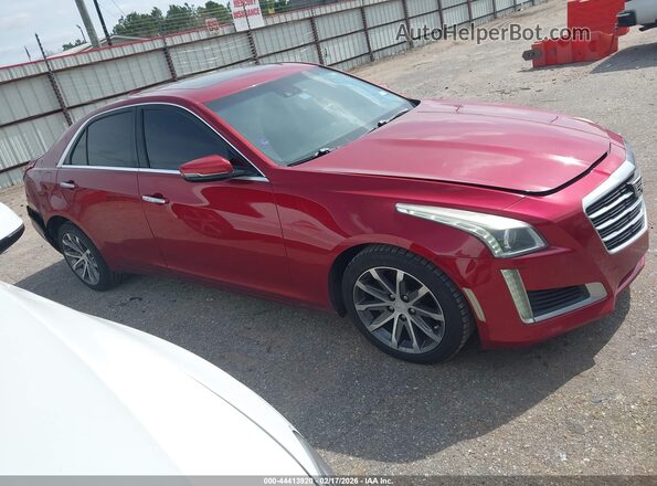 1G6AX5SX6G0118221 2016 CADILLAC CTS Red Vista interior trasera