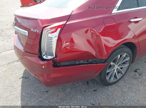 1G6AX5SX6G0118221 2016 CADILLAC CTS Red Vista frontal