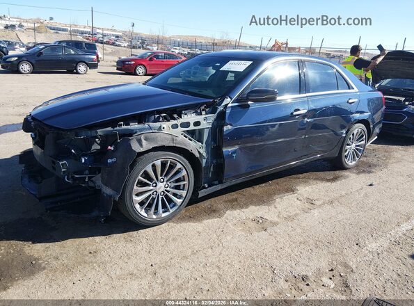 1G6AX5SX6H0122903 2017 CADILLAC CTS Blue წინა მარცხენა ხედი სამი მეოთხედიდან