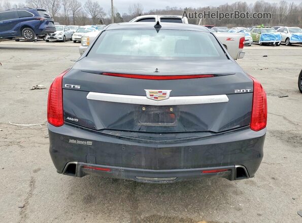 1G6AX5SX7K0141788 2019 CADILLAC CTS Черный Вид сзади