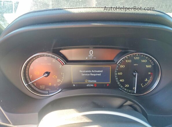 1G6DA5RK4L0155335 2020 CADILLAC CT4 Purple Widok zestawu wskaźników