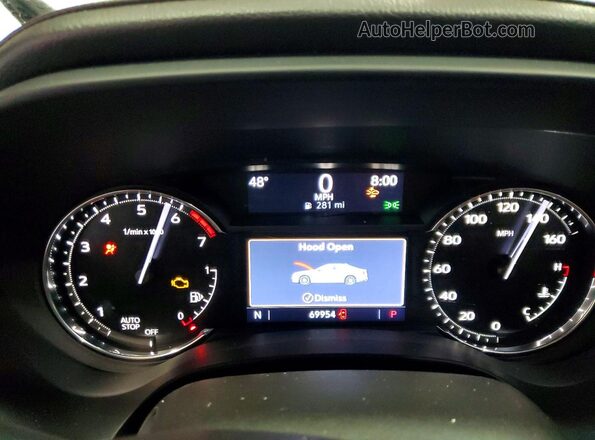 1G6DB5RK0N0115401 2022 CADILLAC CT4 White Vista del cuadro de instrumentos