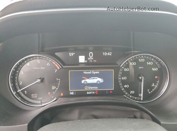 1G6DB5RK2M0133137 2021 CADILLAC CT4 Gray Вид щитка приладів