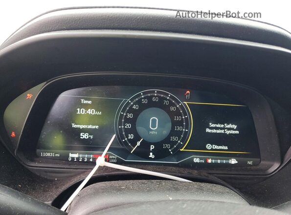 1G6DC5RK2M0112236 2021 CADILLAC CT4 Blue ხელსაწყოთა პანელის ხედი