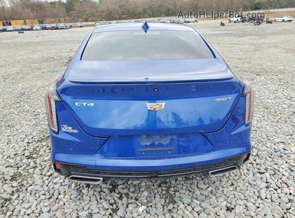 1G6DC5RK2M0112236 2021 CADILLAC CT4 Blue უკანა ხედი