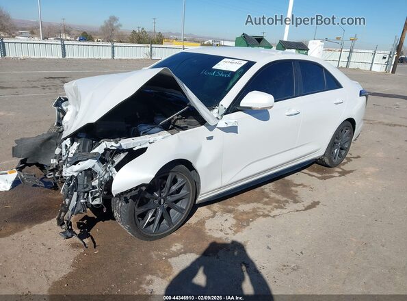 1G6DC5RK7N0133066 2022 CADILLAC CT4 White Առջևի ձախ երեք քառորդ տեսարան
