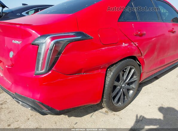 1G6DD5RL5L0147471 2020 CADILLAC CT4 Red 