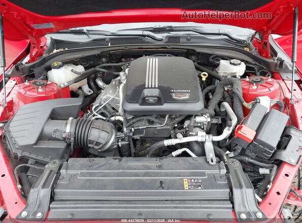 1G6DG5RK6M0144093 2021 CADILLAC CT4 Red Rear view