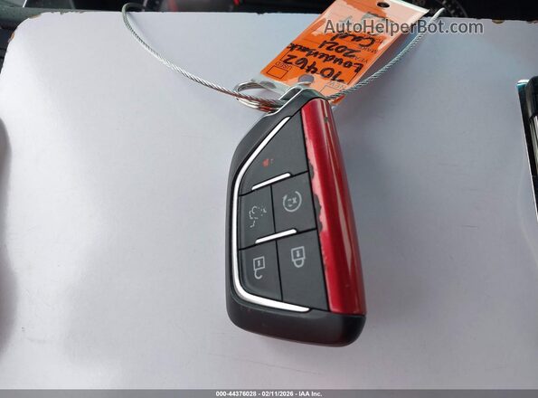 1G6DG5RK6M0144093 2021 CADILLAC CT4 Red Dashboard view