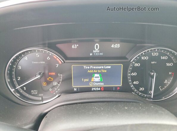 1G6DM5RK1P0156844 2023 CADILLAC CT5 Black Вид щитка приладів
