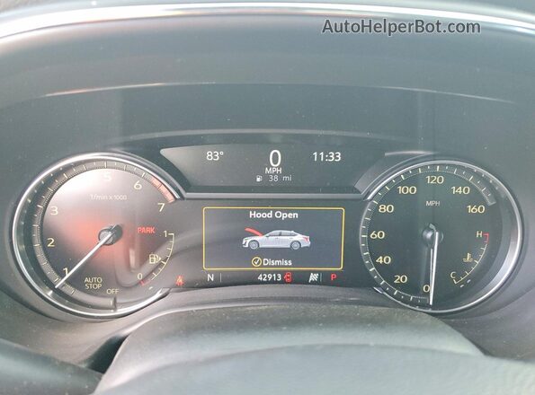 1G6DN5RK4P0120532 2023 CADILLAC CT5 Black Widok zestawu wskaźników