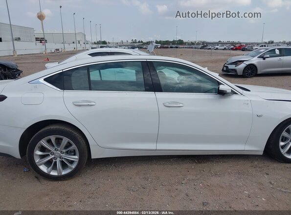 1G6DN5RK6S0110352 2025 CADILLAC CT5 White Widok wnętrza z tyłu