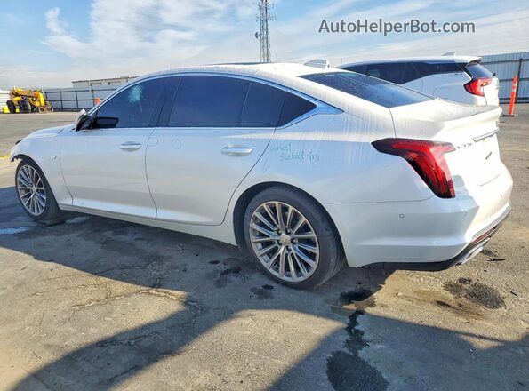 1G6DN5RW0M0126004 2021 CADILLAC CT5 White Trasero izquierdo