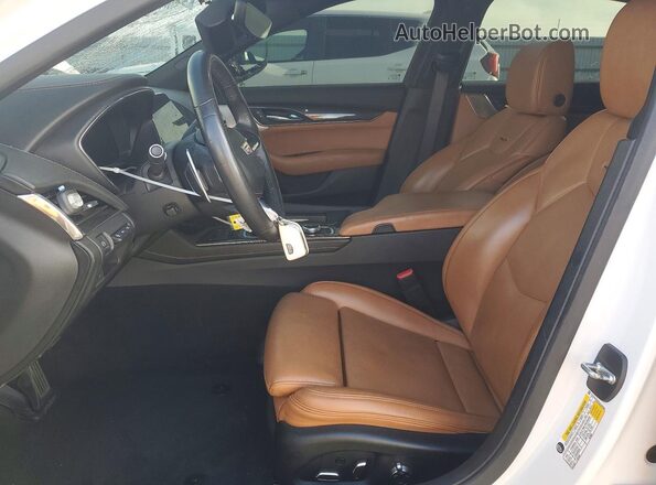 1G6DN5RW0M0126004 2021 CADILLAC CT5 White Vista interior delantera