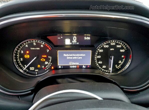1G6DP5RK5M0127740 2021 CADILLAC CT5 Black Instrument cluster view