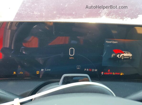 1G6DS5RK8S0104741 2025 CADILLAC CT5 Red Widok zestawu wskaźników