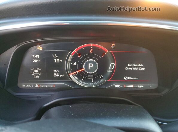 1G6DT5RW5R0103430 2024 CADILLAC CT5 White Instrument cluster view