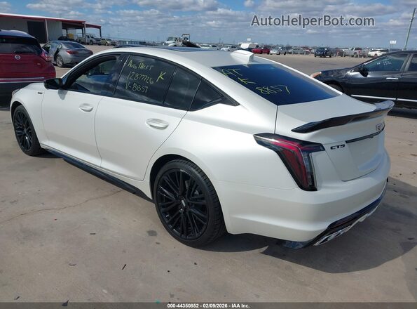 1G6DV5RW0S0108857 2025 CADILLAC CT5 White Trasero izquierdo