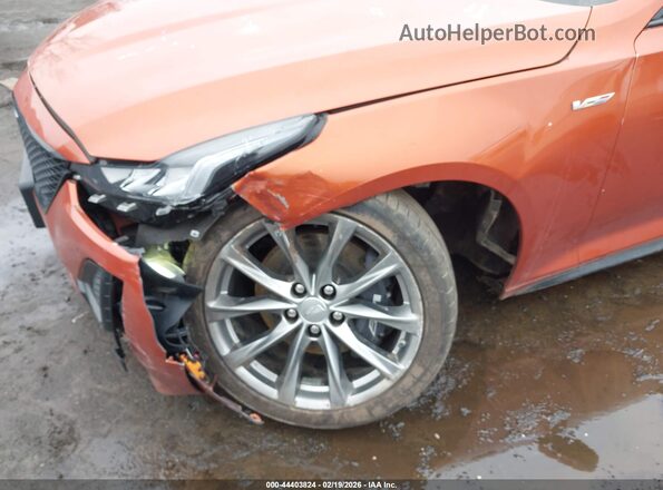 1G6DV5RW4P0153758 2023 CADILLAC CT5 Orange Vista frontal