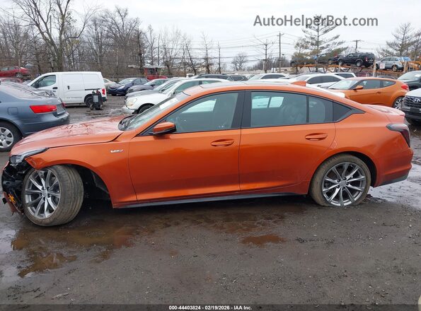 1G6DV5RW4P0153758 2023 CADILLAC CT5 Orange Vista interior de 360 grados