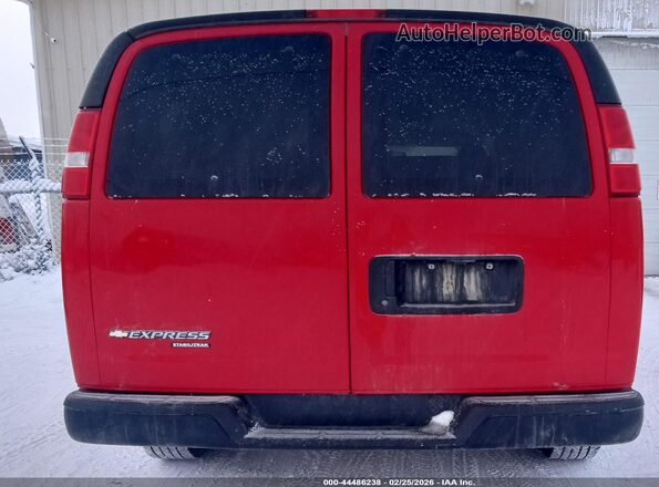 1GAWGEFFXG1315481 2016 CHEVROLET EXPRESS Red Հետևի ձախ