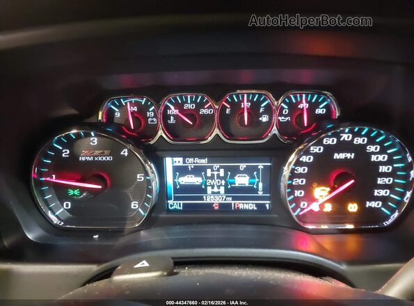 1GC1KVEG9JF217840 2018 CHEVROLET SILVERADO Черный Вид задних сидений