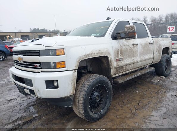 1GC1KWEY9JF214516 2018 CHEVROLET SILVERADO White Առջևի ձախ երեք քառորդ տեսարան