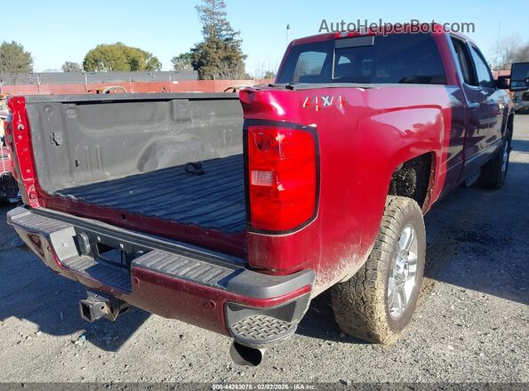 1GC1KXEY8JF204596 2018 CHEVROLET SILVERADO Red Front view