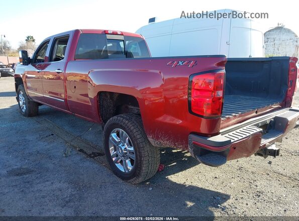 1GC1KXEY8JF204596 2018 CHEVROLET SILVERADO Red Rear left