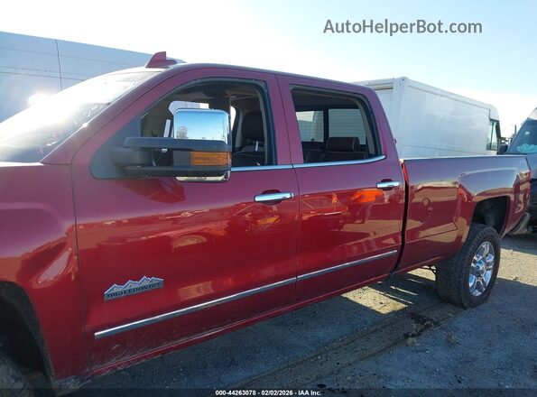 1GC1KXEY8JF204596 2018 CHEVROLET SILVERADO Red 360 interior view