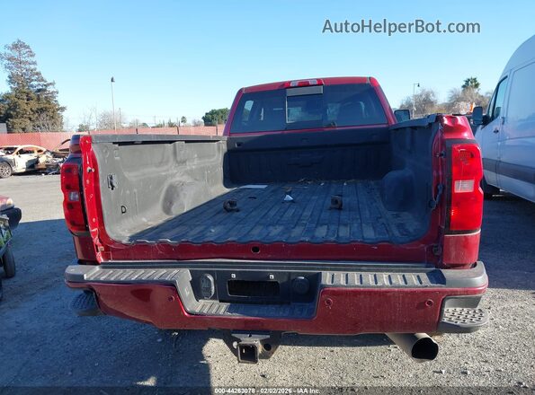 1GC1KXEY8JF204596 2018 CHEVROLET SILVERADO Red 