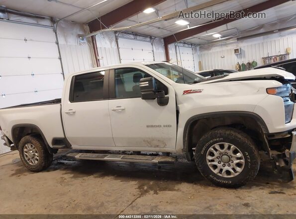 1GC1YNEY4NF354231 2022 CHEVROLET SILVERADO White Vista del cuadro de instrumentos