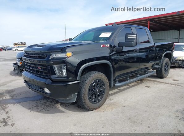 1GC1YPEY7NF140913 2022 CHEVROLET SILVERADO Black Передня ліва чверть