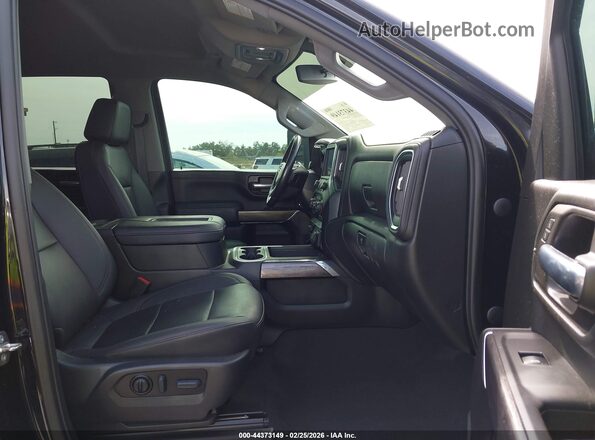 1GC1YPEY7NF140913 2022 CHEVROLET SILVERADO Black Вид салону спереду