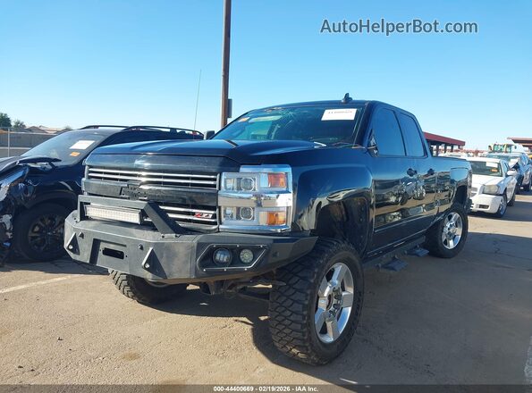 1GC2CVEG7GZ200057 2016 CHEVROLET SILVERADO Black Vista tres cuartos delantera izquierda