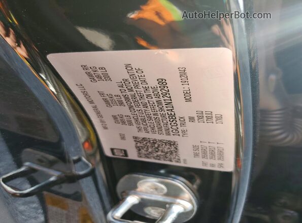 1GCGSBEA1N1292989 2022 CHEVROLET COLORADO Black Вид підкапотного простору