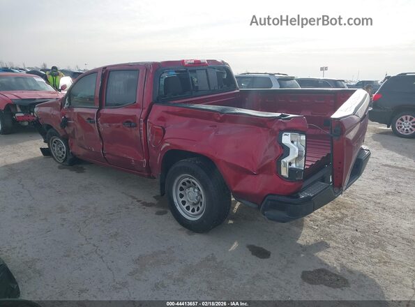1GCGSBEC5R1251823 2024 CHEVROLET COLORADO Red Trasero izquierdo