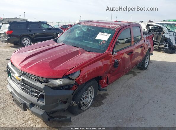 1GCGSBEC5R1251823 2024 CHEVROLET COLORADO Red Vista frontal