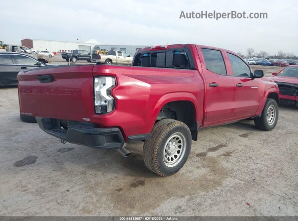 1GCGSBEC5R1251823 2024 CHEVROLET COLORADO Red Trasero derecho