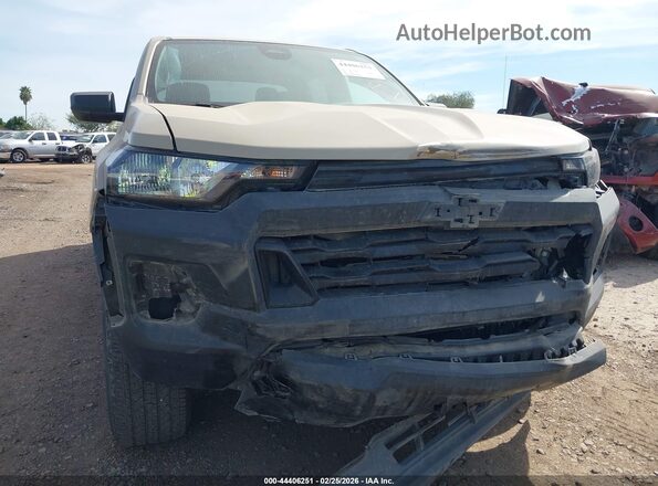 1GCGSBEC9P1263504 2023 CHEVROLET COLORADO Tan Widok z przodu