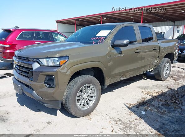 1GCGSCEC2R1312986 2024 CHEVROLET COLORADO Brown Առջևի ձախ երեք քառորդ տեսարան
