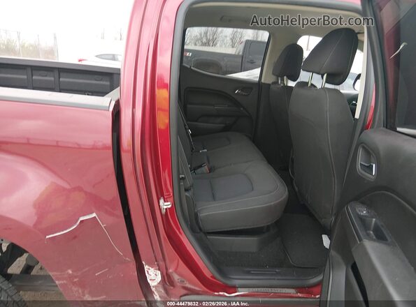 1GCGSCENXJ1281959 2018 CHEVROLET COLORADO Бордовый Вид наклейки с VIN-кодом