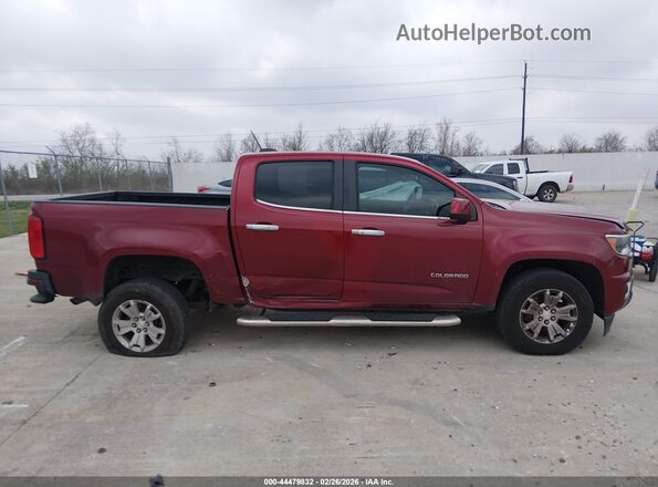 1GCGSCENXJ1281959 2018 CHEVROLET COLORADO Бордовый Вид задней части салона