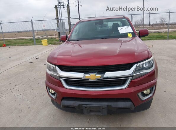 1GCGSCENXJ1281959 2018 CHEVROLET COLORADO Бордовый Вид щитка приборов
