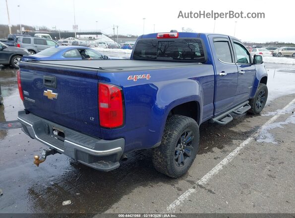 1GCGTCE35G1301684 2016 CHEVROLET COLORADO Blue Задня права чверть