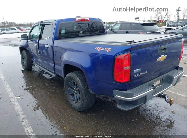 1GCGTCE35G1301684 2016 CHEVROLET COLORADO Blue Задня ліва чверть