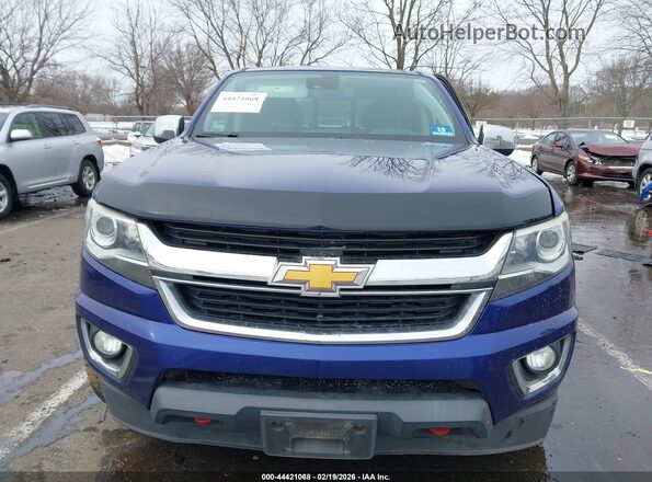 1GCGTCE35G1301684 2016 CHEVROLET COLORADO Blue Вид щитка приладів
