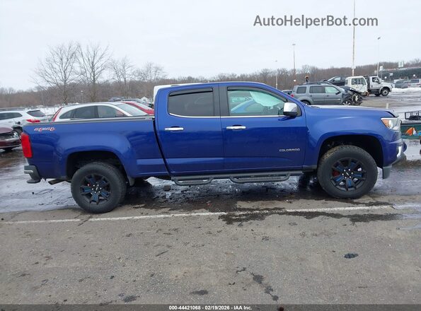 1GCGTCE35G1301684 2016 CHEVROLET COLORADO Blue Вид задньої частини салону