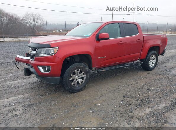 1GCGTCE39G1191982 2016 CHEVROLET COLORADO Red Առջևի ձախ երեք քառորդ տեսարան